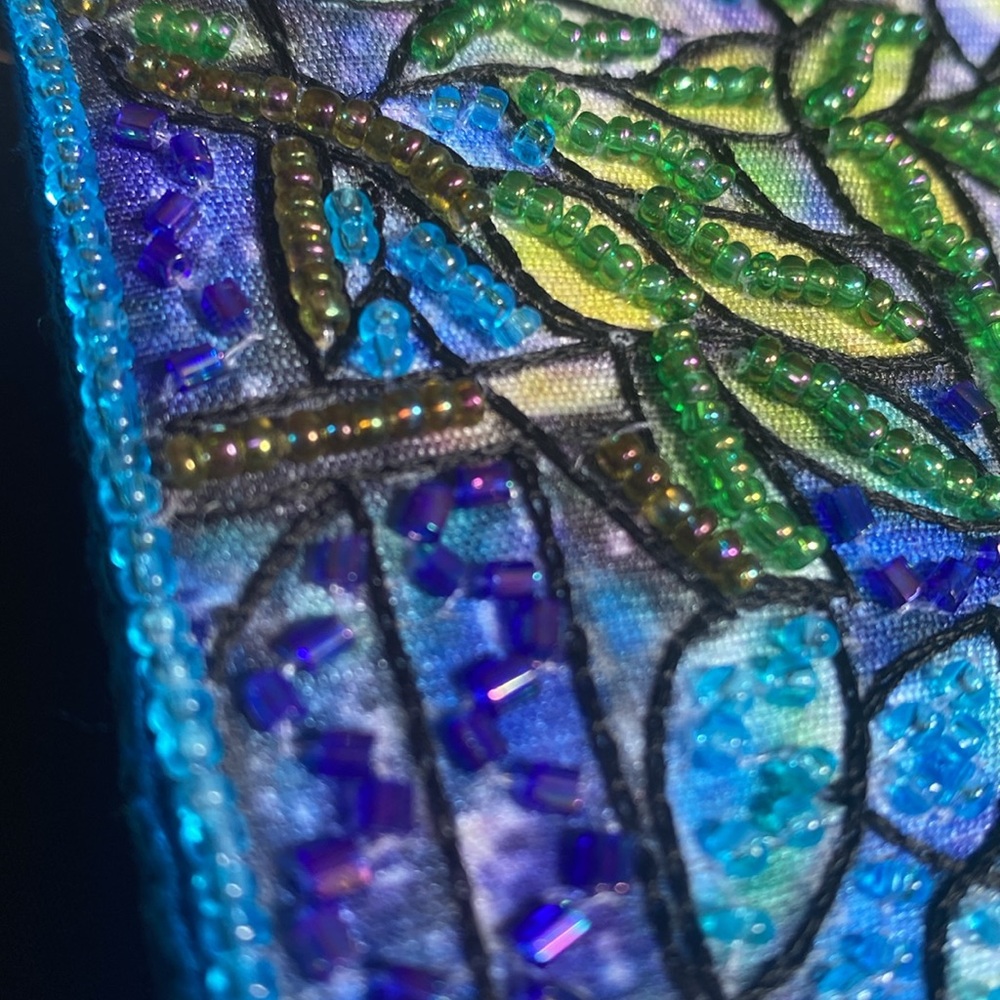 Louis c Tiffany beaded satin crossbody - Picture 3 of 9